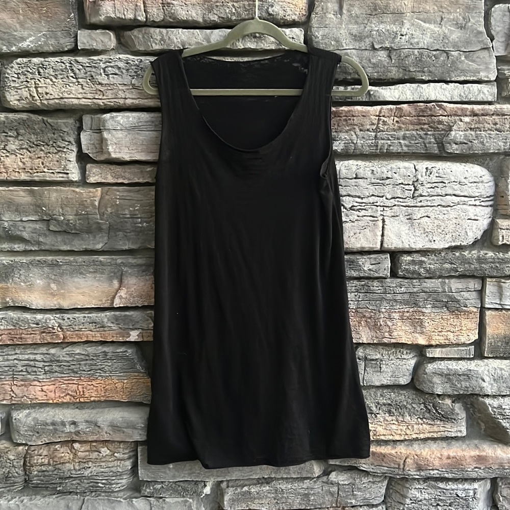 Handmade tank dress black